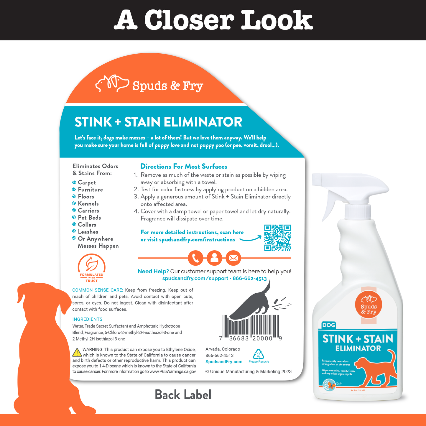 Dog Stink + Stain Eliminator